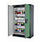 Sicherheitsschrank Typ 90 asecos Q-CLASSIC-90, Flügeltüren, Front Resedagrün, B 1193 x T 615 x H 1953 mm