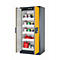 Sicherheitsschrank Typ 90 asecos Q-CLASSIC-90, Flügeltüren, Front Sicherheitsgelb, B 893 x T 615 x H 1953 mm