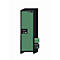 Sicherheitsschrank Typ 90 asecos Q-PEGASUS-90, Flügeltür mit Schliess-Automatik, Anschlag rechts, Front Resedagrün, B 599 x T 615 x H 1953 mm