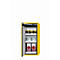 Sicherheitsschrank Typ 90 asecos S-CLASSIC-90, Flügeltür, Anschlag links, Front Sicherheitsgelb, B 596 x T 616 x H 1298 mm