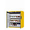 Sicherheitsschrank Typ 90 asecos S-CLASSIC-90, Flügeltüren, Front Sicherheitsgelb, B 1196 x T 616 x H 1298 mm