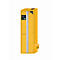 Gelber Sicherheitsschrank mit Aufschrift A90 und Farbangabe RAL 1004.