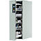 Sicherheitsschrank Typ 90 Asecos V-MOVE-90, 1 Vertikalauszug, Lichtgrau/Lichtgrau