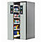 Sicherheitsschrank Typ 90 asecos V-MOVE-90, Vertikalauszüge mit Schließ-Automatik, Front Lichtgrau, B 819 x T 860 x H 1966 mm