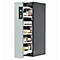 Sicherheitsschrank Typ 90 asecos V-MOVE-90, Vertikalauszug mit Schließ-Automatik, Front Lichtgrau, B 449 x T 860 x H 1966 mm