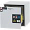 Sicherheitsunterbauschrank Typ 90 asecos UB-S-90, Schublade, Front Lichtgrau, B 593 x T 574 x H 600 mm