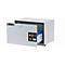 Sicherheitsunterbauschrank Typ 90 asecos UB-S-90, Schublade, Front Lichtgrau, B 893 x T 502 x H 600 mm
