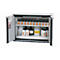 Sicherheitsunterbauschrank Typ 90 asecos UB-T-90, Flügeltüren, Front Lichtgrau, B 1102 x T 600 x H 800 mm