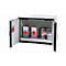 Sicherheitsunterbauschrank Typ 90 asecos UB-T-90, Flügeltüren, Front Lichtgrau, B 1102 x T 752 x H 800 mm