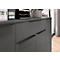 Sideboard Porto, mit 1 Schublade und 4 Türen, B 1610 x T 400 x H 1010 mm, graphit