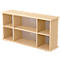 Sideboard TARA, l. 1661 x P 448 x H 840 mm, coloris érable