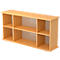 Sideboard TARA, l. 1661 x P 448 x H 840 mm, coloris hêtre