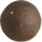 Siège balle FRANKIE, imitation cuir à l'aspect vintage, sangle de transport, Ø 650 mm, brun