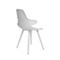 Siège coque Topstar® T 2020, 4 pieds, résistant aux désinfectants, avec accoudoirs, blanc/blanc