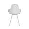 Siège coque Topstar® T 2020, 4 pieds, résistant aux désinfectants, avec accoudoirs, blanc/blanc