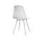 Siège coque Topstar® T 2020, 4 pieds, résistant aux désinfectants, sans accoudoirs, blanc/blanc