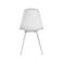 Siège coque Topstar® T 2020, 4 pieds, résistant aux désinfectants, sans accoudoirs, blanc/blanc