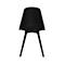 Siège coque Topstar® T 2020, 4 pieds, résistant aux désinfectants, sans accoudoirs, noir/noir