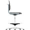 Siège d'atelier pivotant haut Labsit, similicuir, patins, l. 450 x P 420 x H 520 - 770 mm, anthracite