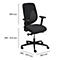 Siège de bureau 353 Giroflex, avec accoudoirs, mécanisme synchrone automatique, assise galbée, dossier 3D en filet, noir/noir