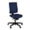 Siège de bureau CETO CT1310 Original Steifensand, mécanisme synchrone, sans accoudoirs, soutien lombaire, bleu foncé