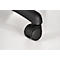 Siège de bureau - contact permanent - avec accoudoirs - dossier ergonomique - assise large - noir 