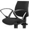 Siège de bureau - contact permanent - avec accoudoirs - dossier ergonomique - assise large - noir 
