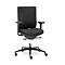 Siège de bureau @Just Magic2 NPR-1813 Dauphin, avec accoudoirs, mécanisme synchrone, assise galbée, soutien lombaire, noir/noir