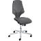 Siège de bureau modèle 64 Giroflex, sans accoudoirs, mécanisme synchrone résistant à l'usure, jusqu'à 150 kg, gris