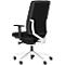 Siège de bureau MONICO OS 2450, mécanisme synchrone, avec accoudoirs, durée d'assise de 8 heures et +, aluminium