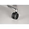 Siège de bureau Navigo -mécanisme synchrone - assise ergonomique galbée - avec accoudoirs - gris clair