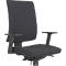 Siège de bureau Navigo -mécanisme synchrone - assise ergonomique galbée - avec accoudoirs - noir