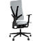 Siège de bureau Nowystyl 4ME, mécanisme synchrone, hauteur dossier réglable, sans accoudoirs, noir/gris