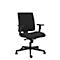 Siège de bureau NowyStyl Intrata, avec accoudoirs, mécanisme synchrone, assise profilée, noir 