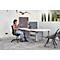 Siège de bureau NowyStyl Intrata, avec accoudoirs, mécanisme synchrone, assise profilée, noir 