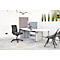 Siège de bureau NowyStyl Intrata, avec accoudoirs, mécanisme synchrone, assise profilée, noir 