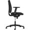 Siège de bureau NowyStyl Intrata, avec accoudoirs, mécanisme synchrone, assise profilée, noir 