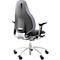 Siège de bureau RH Mereo 220, avec accoudoirs, mécanisme synchrone, assise plate, soutien lombaire, gris/argenté