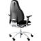 Siège de bureau RH Mereo 220, avec accoudoirs, mécanisme synchrone, assise plate, soutien lombaire, noir/argenté