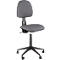Siège de bureau Saloon, sans accoudoirs, avec protection des chants, hauteur ajustable, anthracite