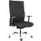 Siège de bureau SENO XXL Steifensand - ergonomique - mécanisme synchrone - jusqu'à 200 kg - dossier extra haut - avec accoudoirs - noir