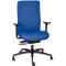 Siège de bureau SHAPE ECONOMY 2 COMFORT Dauphin, mécanisme synchrone, avec accoudoirs, dossier flexible, bleu