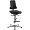 Siège de bureau SINTEC bimos, Mécanisme synchrone avec régulation du poids, siège ortho, sans accoudoirs & rembourrage, patins et anneau repose-pieds,