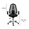 Siège de bureau SITNESS 15 Topstar, à contact permanent, avec accoudoirs, dossier en filet, Fitness Orthositz, noir