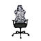 Siège de bureau Sitness RS Sport Camouflage, mécanisme synchrone 3D, assise galbée, appui-tête intégré, avec accoudoirs, gris blanc/noir