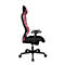 Siège de bureau Sitness RS Sport Camouflage, mécanisme synchrone 3D, assise galbée, appui-tête intégré, avec accoudoirs, rose/noir