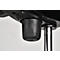 Siège de bureau SSI Proline Edition 10 - mécanisme synchrone - assise ergonomique - dossier filet - avec accoudoirs - noir - piètement alu - Schäfer Shop Select