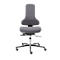 Siège de bureau Tec profile IS 2011 AB, mécanisme synchrone avec incl. autom. de l'assise, sans accoudoirs, gris platine