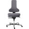 Siège de bureau Tec profile IS 2011 BS2, mécanisme synchrone avec régl. d'incl. de l'assise/de la profondeur d'assise, sans accoudoirs, gris platine