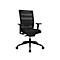 Siège de bureau Topstar AirWork, avec accoudoirs, mécanisme auto-synchrone, assise multicouche, dossier résille avec soutien lombaire, noir